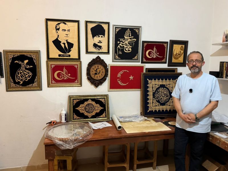 AHŞABA SANATLA HAYAT VERİYOR: 12 YILLIK NAHT TUTKUSU