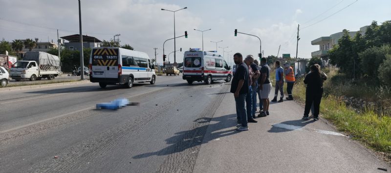 MERSİN’DE TRAFİK KAZASI: 1 ÖLÜ, 1 YARALI