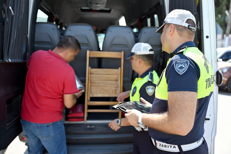 MERSİN BÜYÜKŞEHİR’DEN OKUL SERVİSLERİNE SIKI DENETİM