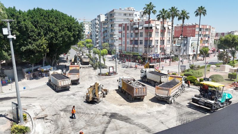 BÜYÜKŞEHİR’DEN TARSUS TRAFİĞİNE NEFES ALDIRAN KAVŞAK DÜZENLEMESİ