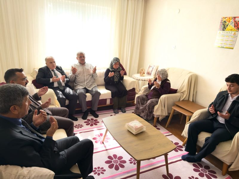 ANAMUR’DA ŞEHİT AİLELERİNE VEFA ZİYARETİ