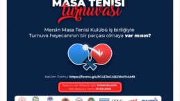 2. Veteranlar Masa Tenisi Turnuvası Başlıyor