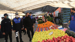 Semt pazarlarında etiket ve terazi denetimi