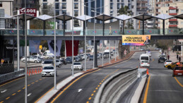 Göçmen’deki katlı kavşak trafiğe açıldı