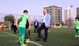 Gültak, sporcuların heyecanına ortak oldu
