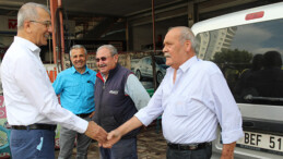 TARHAN, SANAYİ ESNAFINI ZİYARET ETTİ