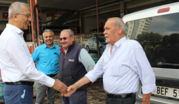 TARHAN, SANAYİ ESNAFINI ZİYARET ETTİ
