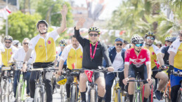 SEÇER, FESTİVALDE PEDAL ÇEVİRDİ