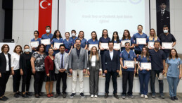 EĞİTİME KATILANLARA ‘KATILIM BELGELERİ’ VERİLDİ