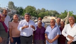 “ÇİFTÇİLERİN EVLERİ BAŞLARINA YIKILDI”