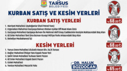 TARSUS’TA KURBANLIK FİYATLARI BELLİ OLDU