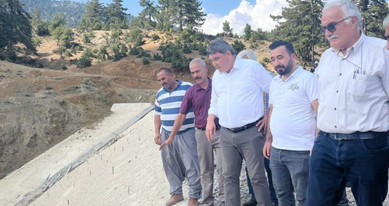 YILAN HİKAYESİNE DÖNEN GÖLET ÇİFTÇİYİ SUSUZ BIRAKTI
