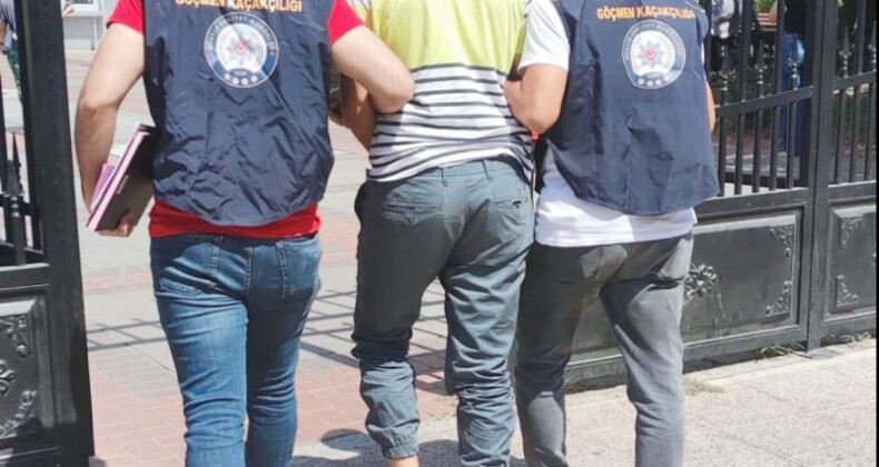 GÖÇMEN KAÇAKÇISI SAKLANDIĞI EVDE YAKALANDI