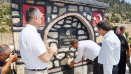 ŞEHİT ANISINA YAPILAN ÇEŞME AÇILDI