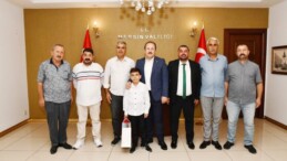 VALİ PEHLİVAN’A ZİYARETLER SÜRÜYOR