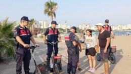 SCOOTERLU JANDARMA EKİPLERİ DEVRİYEDE