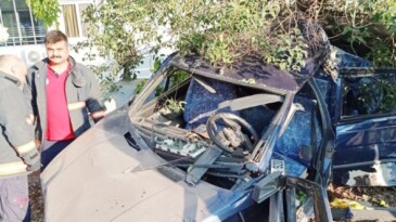 ERDEMLİ’DE TRAFİK KAZASI: 2 YARALI