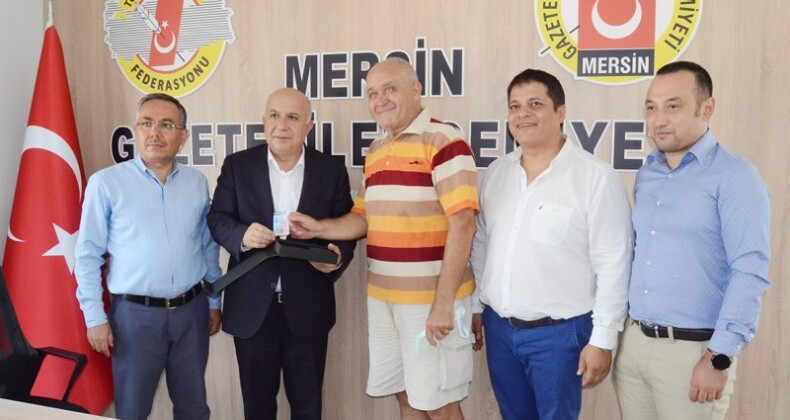 MERSİN EMNİYET MÜDÜRÜ ASLAN, GAZETECİLERLE BİR ARAYA GELDİ