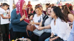 Türkan Şoray  pamuğu hasat edildi