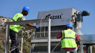 Gözne paket atıksu arıtma tesisi çalışmalarında sona gelindi