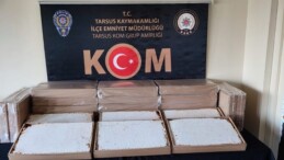 Tarsus’ta 100 bin adet doldurulmuş makaron ele geçirildi