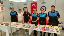 Mersin Polisi Kozmetik Fuarında bilgilendirdi