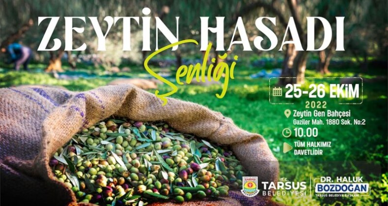 Tarsus Zeytin Hasat Şenliği başlıyor