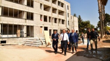 Vali Pehlivan’dan  inşaatlara sıkı takip!