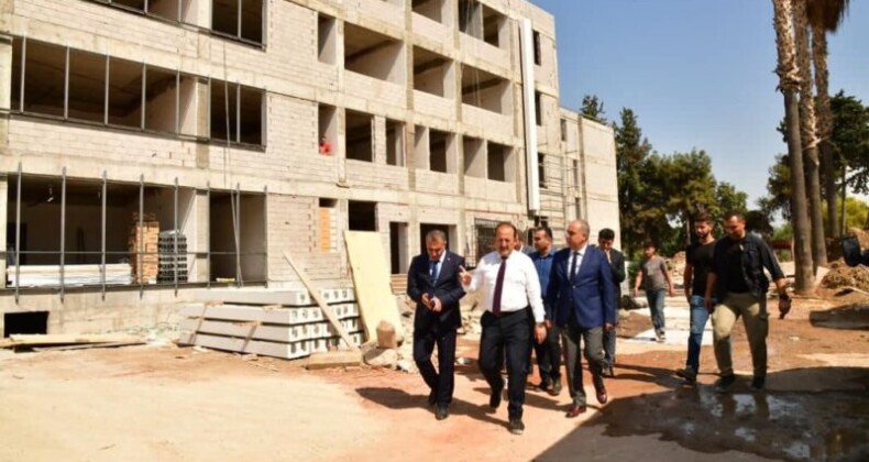 Vali Pehlivan’dan  inşaatlara sıkı takip!