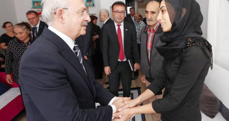 CHP lideri Kılıçdaroğlu’ndan, şehit polisin ailesine taziye ziyareti
