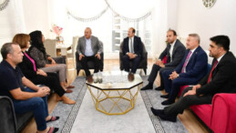 Şehit polisin ailesine taziye ziyareti