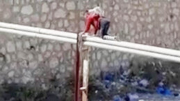 Suriyeli çocuktan cesur davranış