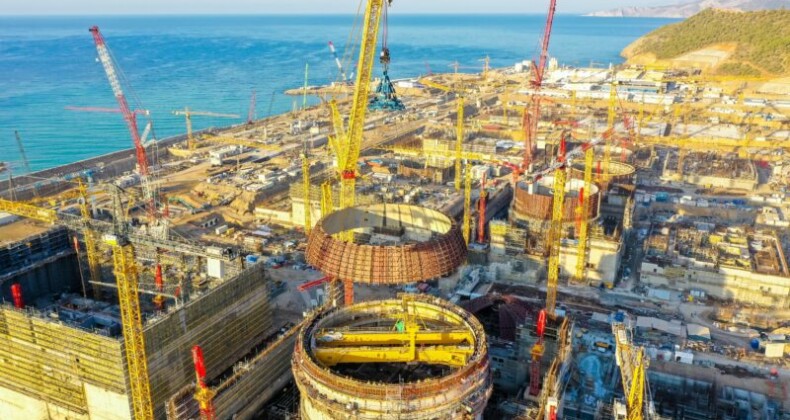 Akkuyu’da 1’inci ünitenin basınç kompansatörü tamamlandı