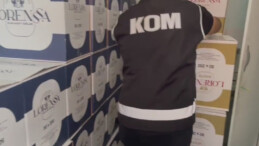 6 milyon 750 bin bandrolsüz makaron ele geçirildi