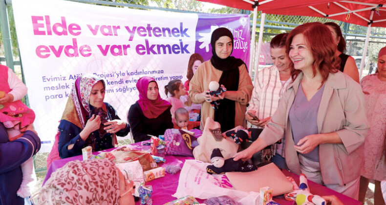 Kadın gücünü ortaya çıkaran proje: Evimiz Atölye