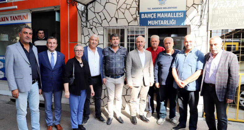 Başkan Gültak Bahçe Mahallesini ziyaret etti