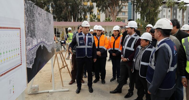 Meclis üyelerinden mersin metrosu’na ziyaret