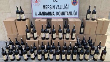 Jandarma 540 litre kaçak alkollü içkiye el koydu