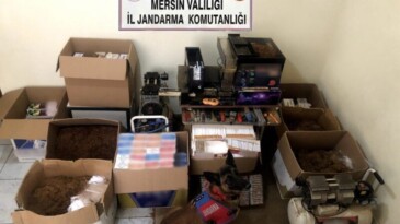 64 bin adet kaçak makaron ele geçirildi