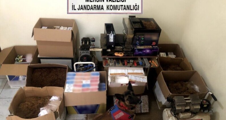 64 bin adet kaçak makaron ele geçirildi
