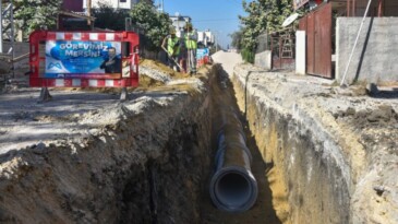 MESKİ, Tarsus’ta yağmursuyu çalışmalarına devam ediyor