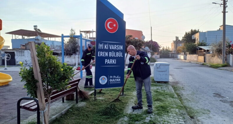Park, yeşil alan ve spor tesisleri bakımdan geçiyor