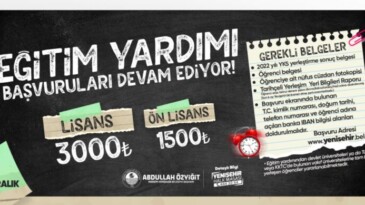 Yenişehir’de eğitim yardımı başvuruları devam ediyor