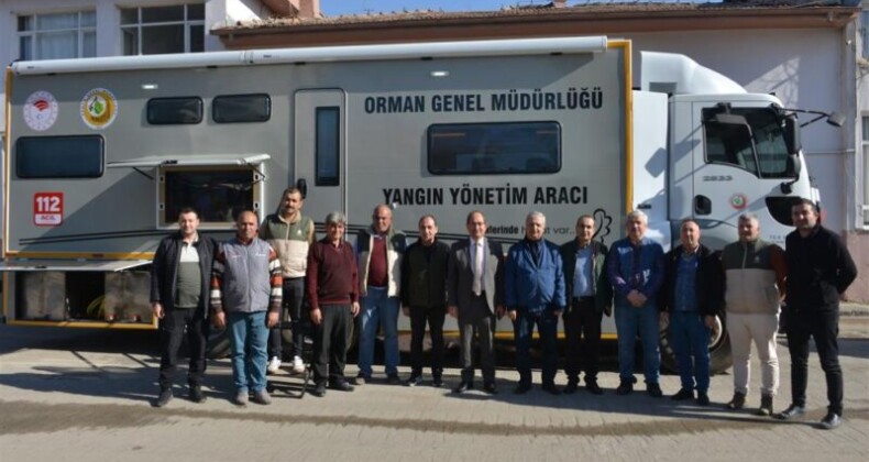 Orman yangınları artık ‘mobil yangın yönetim aracından’ koordine edilecek