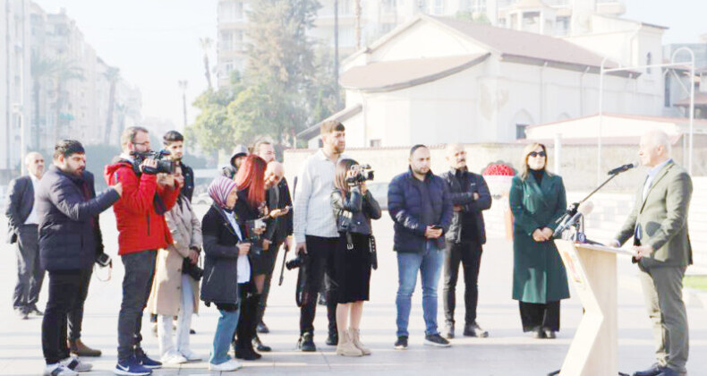 Mersin’de 10 Ocak Çalışan Gazeteciler Günü kutlandı