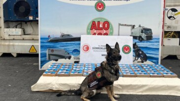 Mersin Limanı’nda 56 kg kokain ele geçirildi