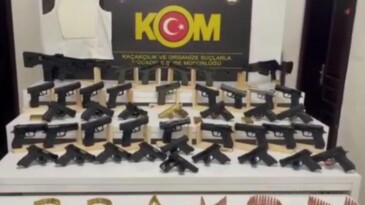 Mersin’de silah kaçakçılarına operasyon: 3 gözaltı