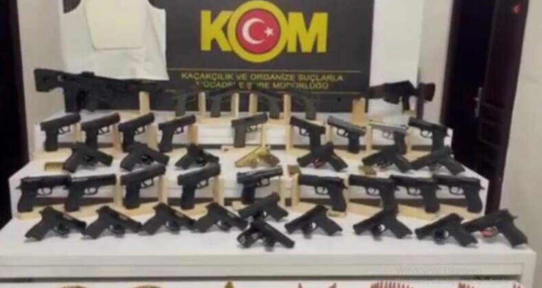 Mersin’de silah kaçakçılarına operasyon: 3 gözaltı