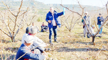 Yenişehir Belediyesi çiftçiye tarlada eğitim veriyor
