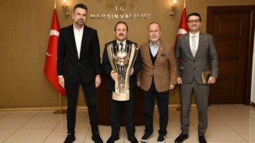 ÇBK Yönetimi, Vali Pehlivan’ı ziyaret etti